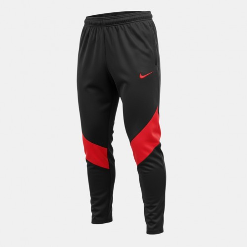 Nike Dri-FIT Academy Training Pants Black Red Pre Owned